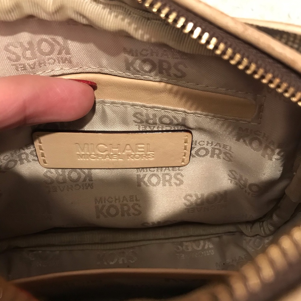 Brown / Tan crossbody mini bag - Picture 4 of 4